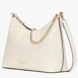 NWT kate spade zippy croc embossed convertible crossbody